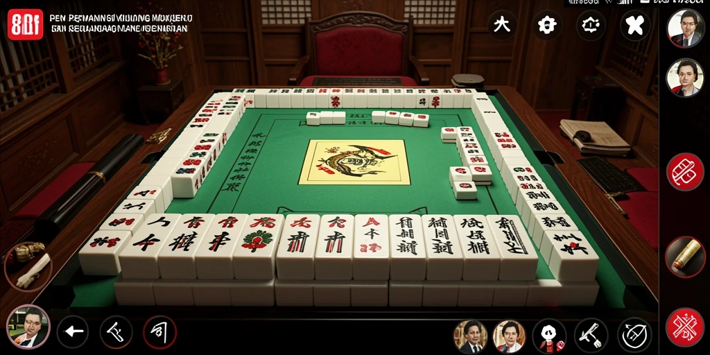 Screenshot gameplay Mahjong 88IDR yang menarik dan interaktif.