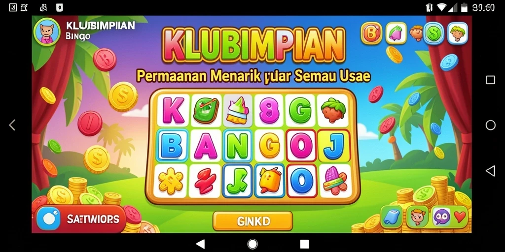 Tampilan gameplay seru di KLUBIMPIAN dengan teman-teman.