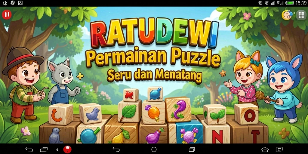 Tampilan gameplay menantang dan interaktif dari RATUDEWI.