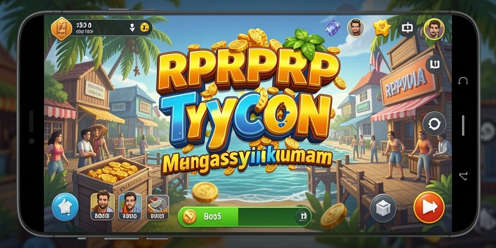 Tampilan gameplay RPRPRP yang menarik dan penuh strategi Tycoon.