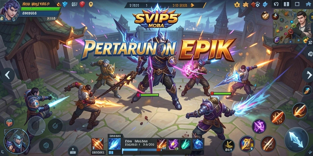 Tangkapan layar gameplay SVIP5 yang intens dan memikat.