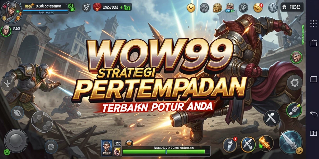 Tampilan gameplay WOW99 yang mendebarkan dan strategis.